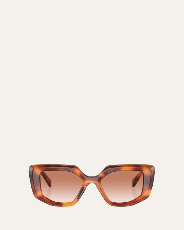 Logo Emblem Acetate Cat-Eye Sunglasses